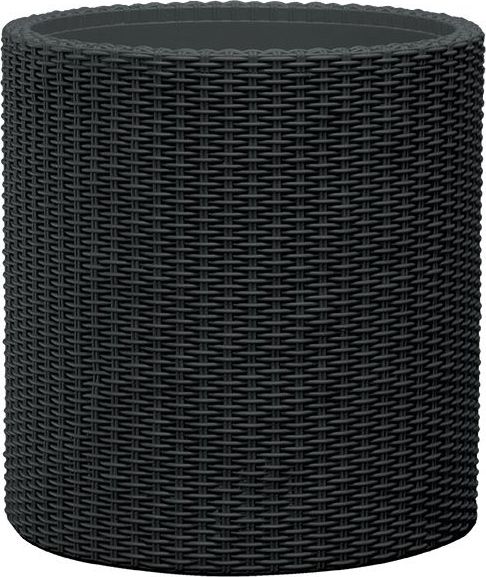 Keter Donica Curver Keter LARGE CYLINDER PLANTER antracyt