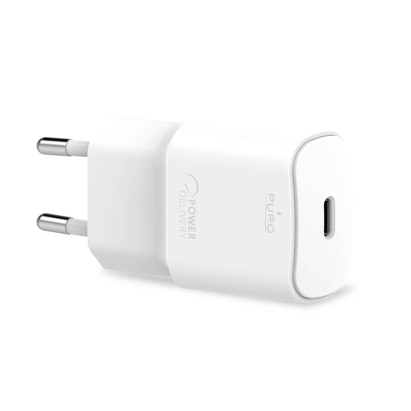 Ładowarka Puro Mini Fast Travel Charger 1x USB-C 3 A (PUR415WHT)