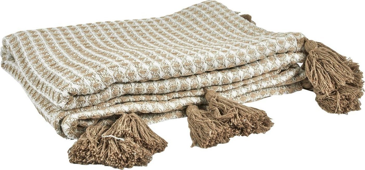 Intesi INTESI KOC/ PLED HONEYCOMB BEŻOWY120X150CM