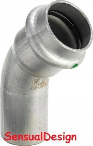 Łuk 45° z SC 18 stal szlachetna - nierdze / blyszczacyŁącznik do rur