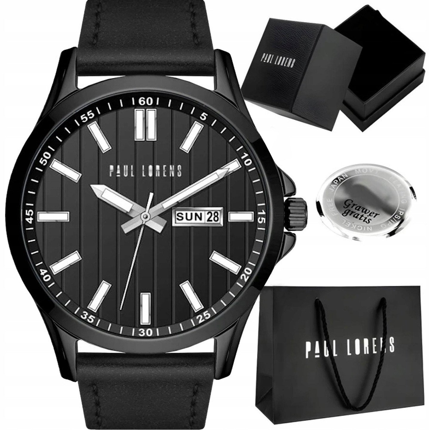 Zegarek męski Paul Lorens TORENT-1A5 Z GRAWEREM