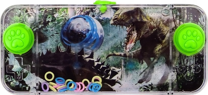 LeanToys Gra Wodna Zręcznościowa Dinozaur Stegozaur Konsola Pad Zielony