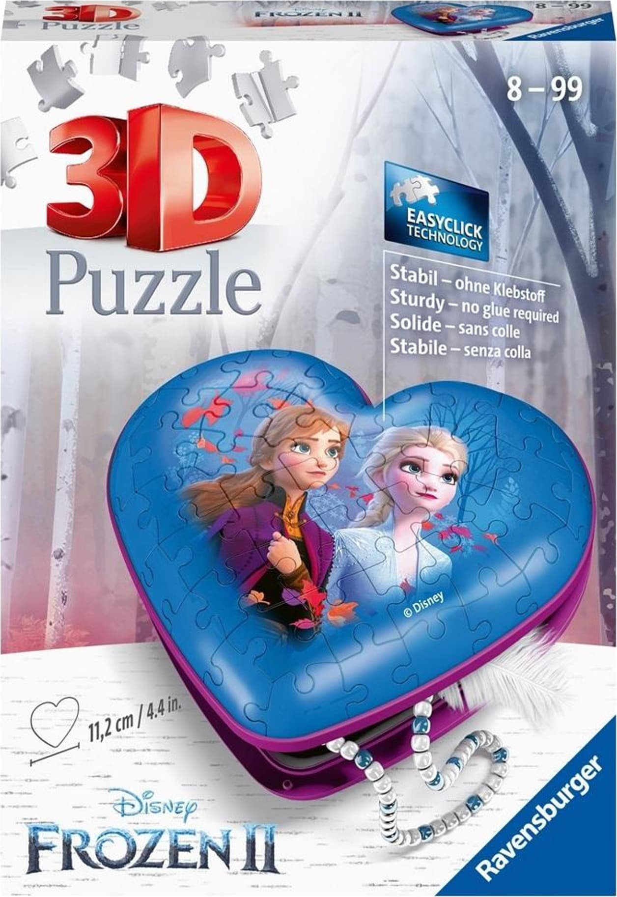 Ravensburger 3D Puzzle Heart Box - Frozen 2 11236