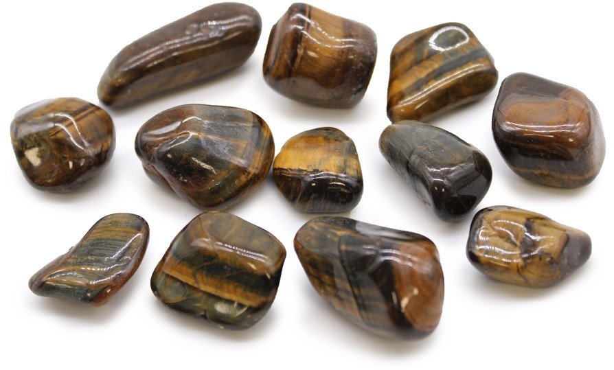 Kamień Afrykański Średni - Tygrysie Oko 2 | 12 sztuk
