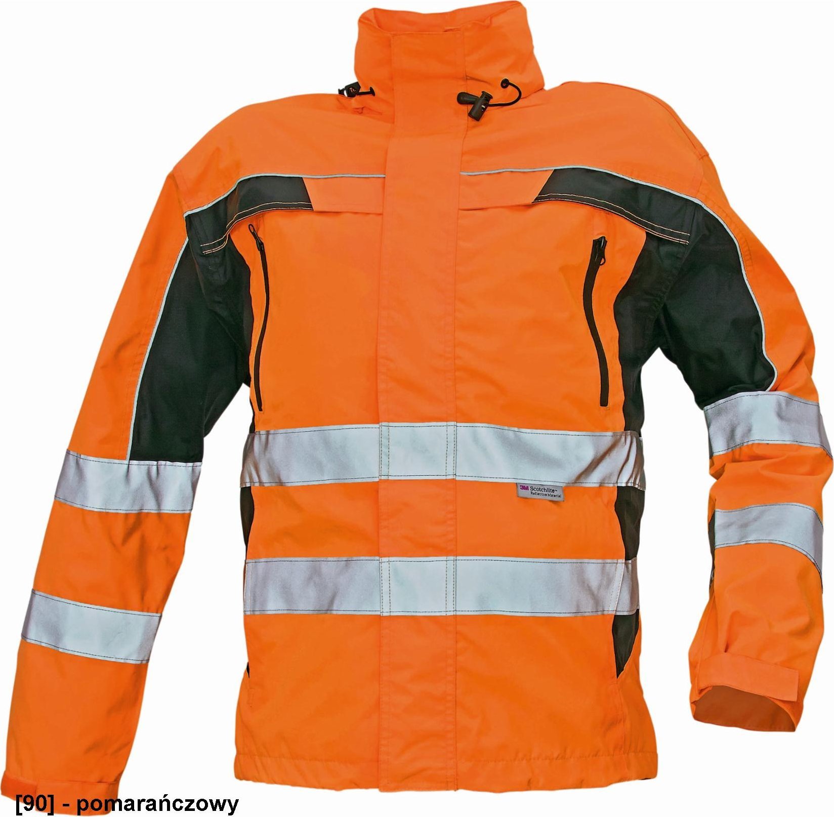 CERVA TICINO kurtka Hi-Vis 100% poliester 300D Oxford/PU - pomarańczowy 3XL
