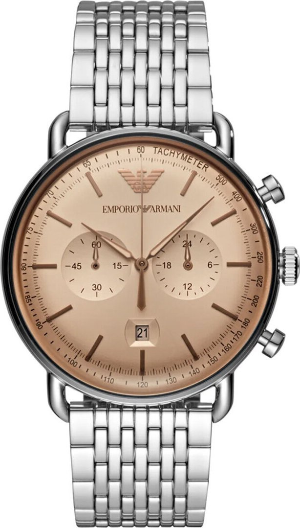 Zegarek Emporio Armani ZEGAREK MĘSKI EMPORIO ARMANI AR11239 - AVIATOR (zi020h) NoSize