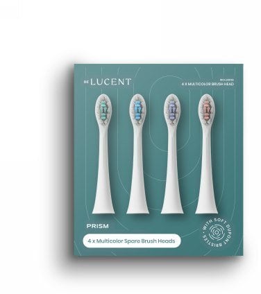 Końcówka Be Lucent Prism Heads wymienne końcówki szczoteczek (4 szt., multicolor)