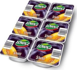 Łowicz Łowicz Produkt owocowy do smarowania Śliwka 6x25 g