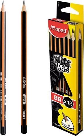 Maped Ołówek Blackpeps 2B (12szt) MAPED
