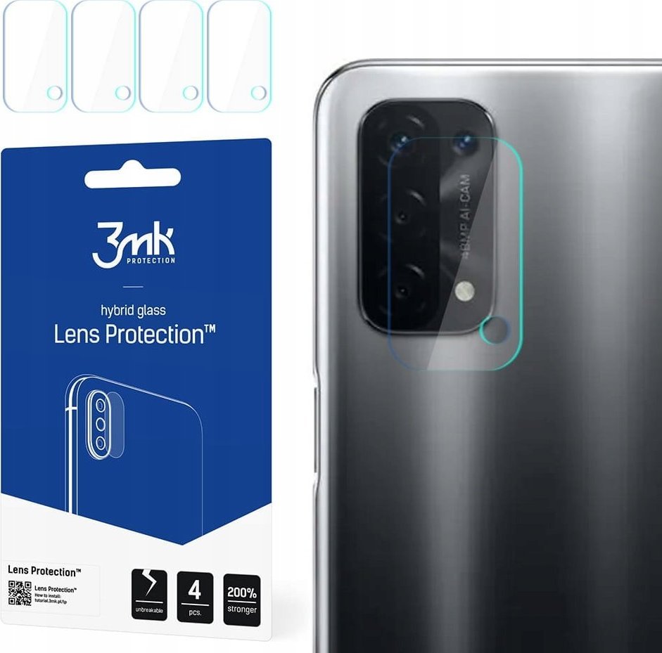3MK Szkło na aparat do Oppo A74 5G, 3MK Lens