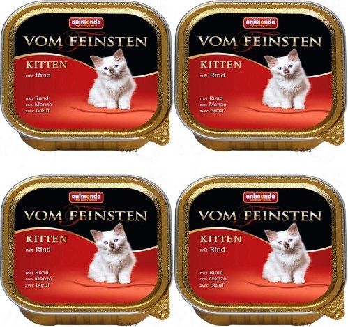Animonda ANIMONDA Vom Feinsten Kitten smak: z wołowiną 32x100g