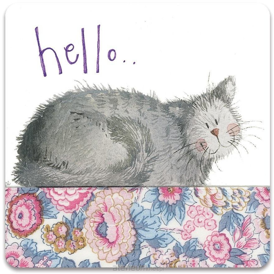 Podkładka pod kubek Kot hello..