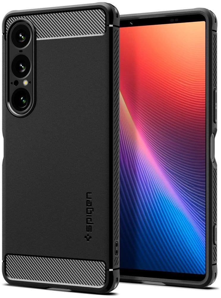 Spigen Rugged Armor - Etui do Sony Xperia 1 VII (Matte Black)