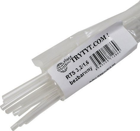 Trytyt 10x Koszulka termokurczliwa RTS 3,2/1,6 bezbarwna