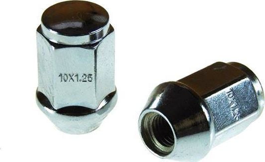 MTuning Nakrętki M10x1.25 Stal 25mm Stożek Kryta
