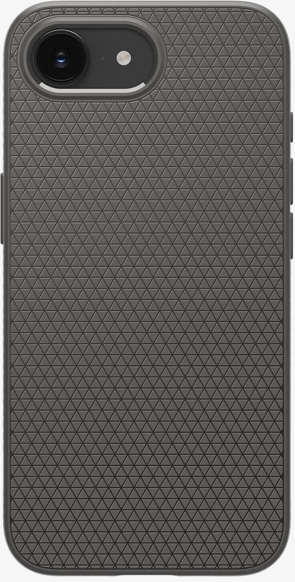 Spigen Liquid Air, marble gray - iPhone 16e