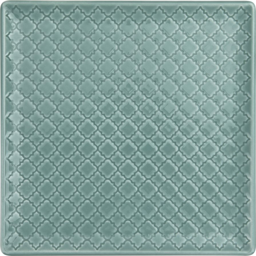 Lubiana Talerz płytki kwadratowy 20,5cm Marrakesz morski