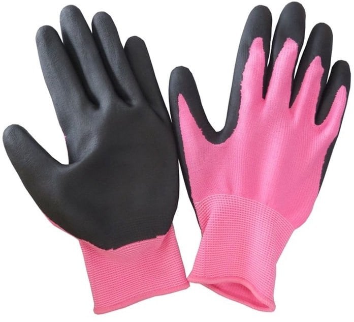 GARDEN GLOVES DIPPED IN NITRILE SIZE 8