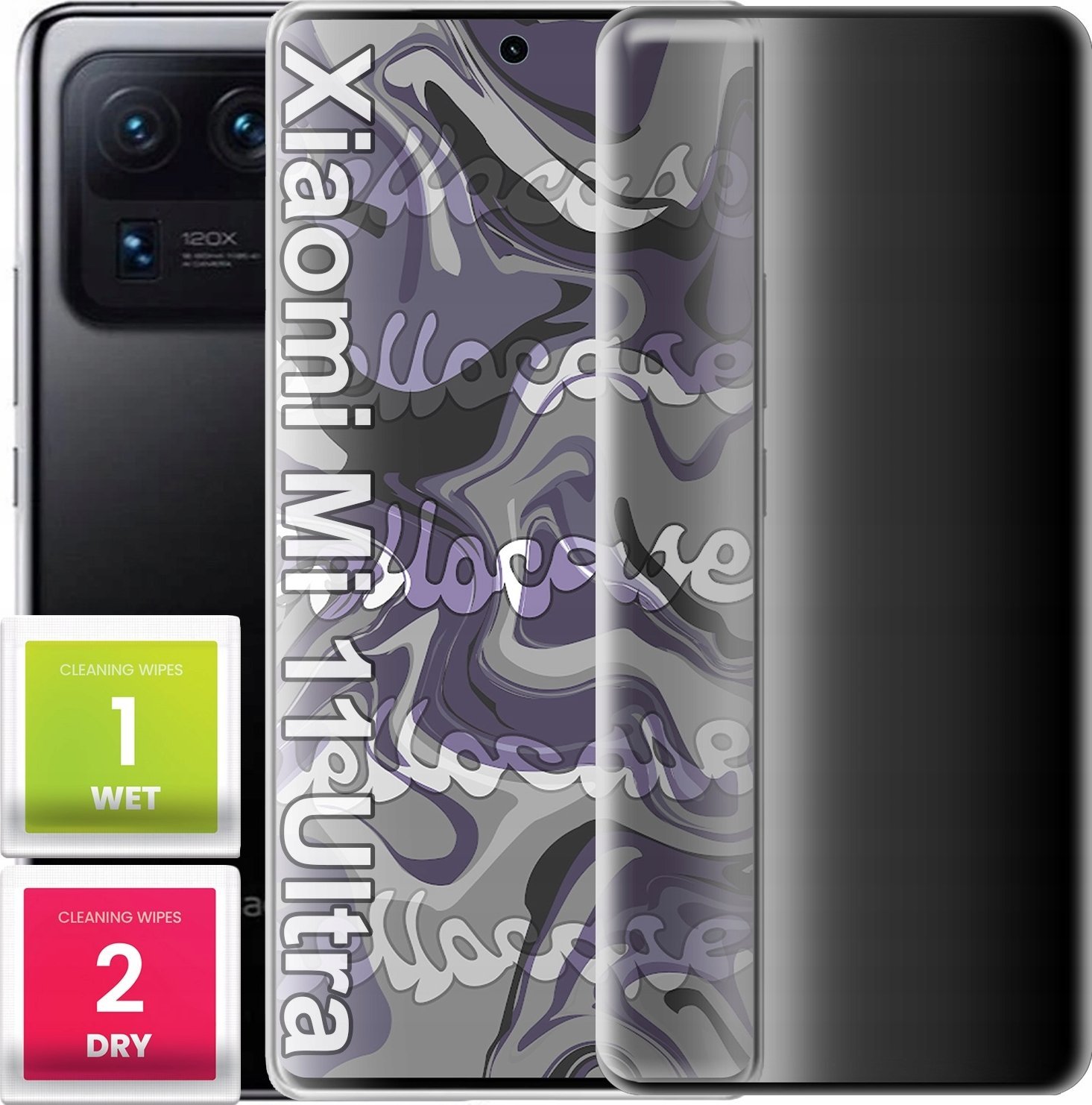 Szkło Hartowane Do Xiaomi Mi 11 Ultra (Curved, Antyszpiegowskie, Ochronne)