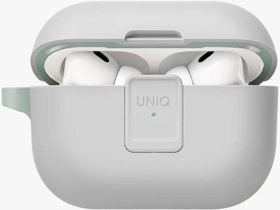 Uniq Etui Clyde Lock Case do Apple AirPods Pro 2 biało-miętowy/dove biało-miętowy