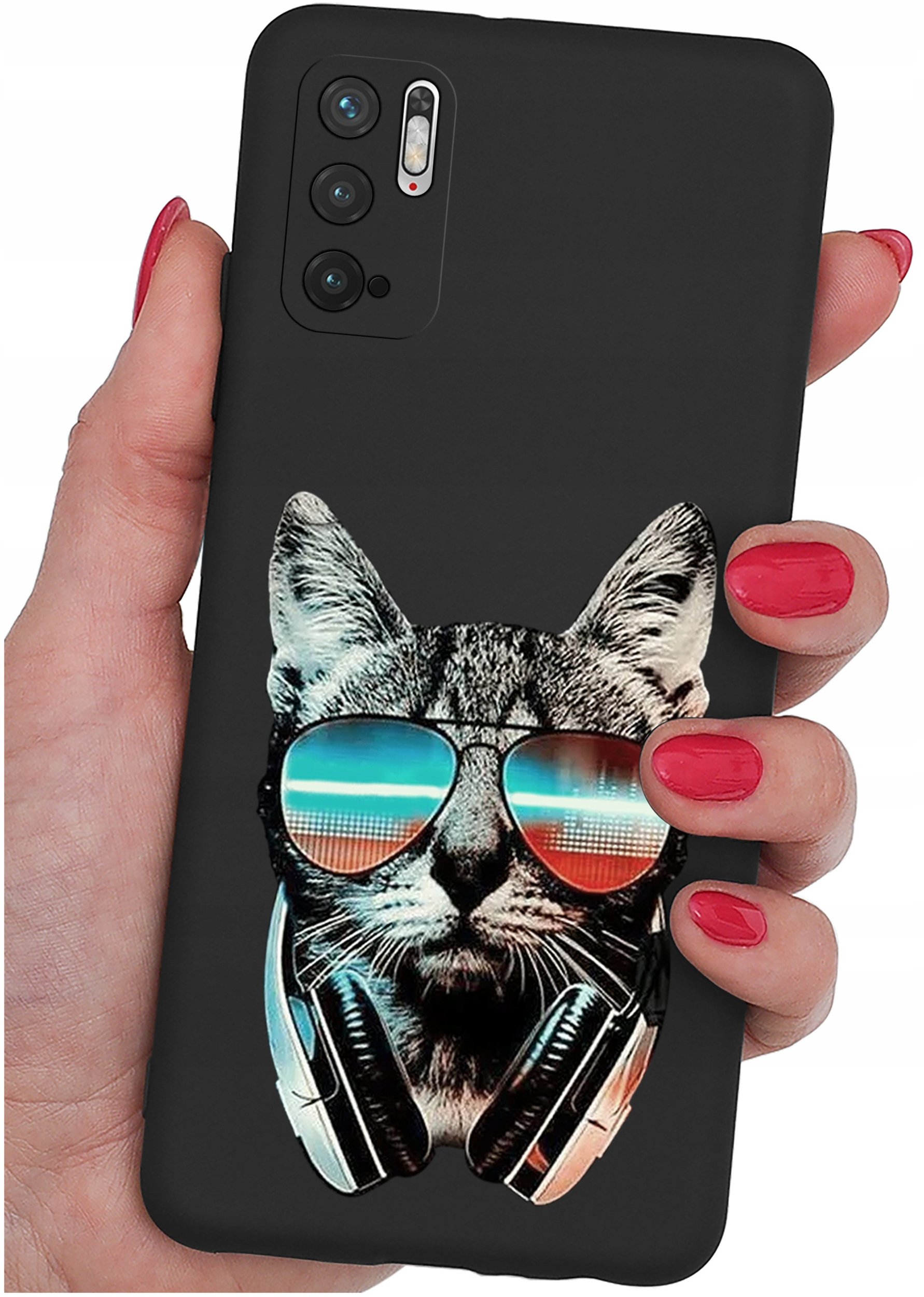 ETUI do Xiaomi Redmi Note 10 5G | WZORY | SILIKONOWE MATT CASE + SZKŁO 9H