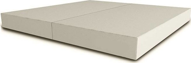 Wallbarz Składany materac pod drabinkę gimnastyczną 100x100x10 cm Wallbarz popielaty