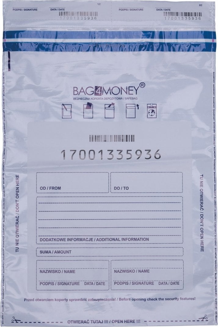 Office Products Koperta bezpieczna OFFICE PRODUCTS, C3, 330x470mm, 50szt., biała