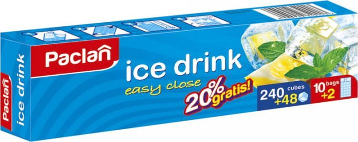 Paclan PACLAN ice drink easy close 10x24 kostki - woreczki do lodu