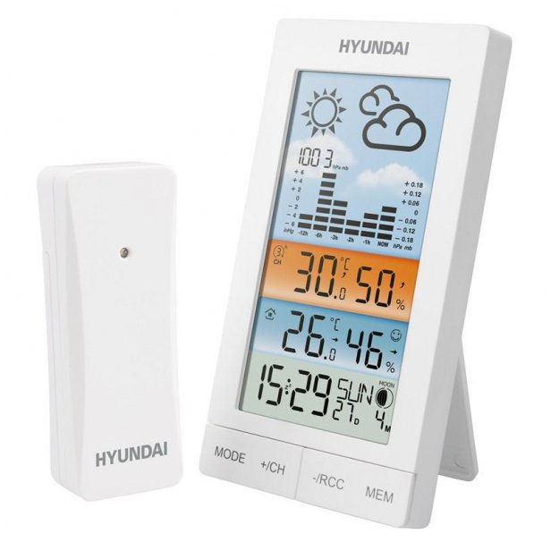 Stacja meteo Hyundai - WS2050 biała