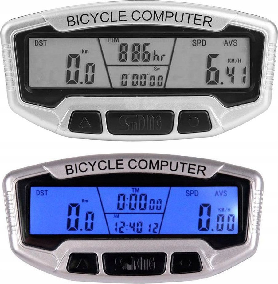 Verk LICZNIK ROWEROWY WODOODPORNY LCD 28 FUNKCJI ROWER