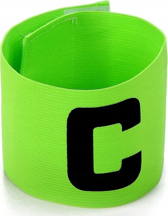 Korbi Opaska kapitana czarna/zielona