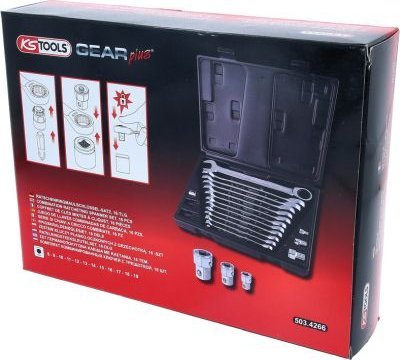 KS Tools KS Tools GEARplus Ratchet Ring Spanner-Set