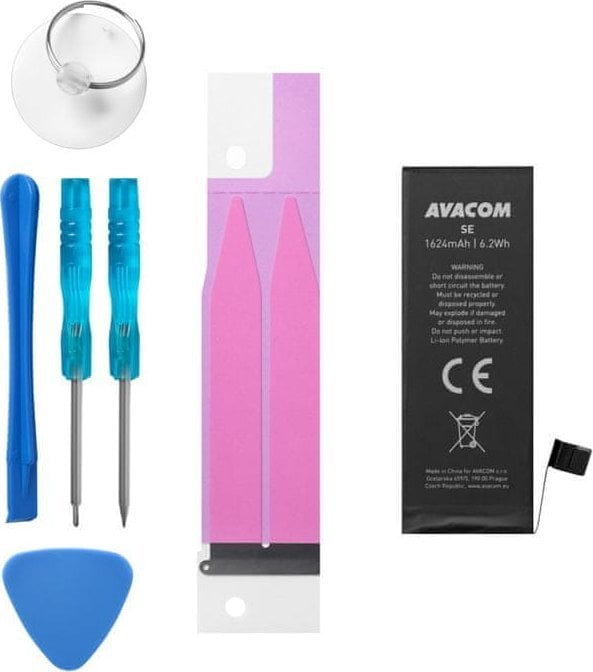 Avacom baterie do telefon�w dla Apple, Apple iPhone SE, Li-Ion, 3.82V, GSAP-IPHSE-1624, 1624mAh, 6.2Wh