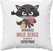 Koszulkowy Skradłaś moje serce, ale możesz je zatrzymać - poduszka z nadrukiem