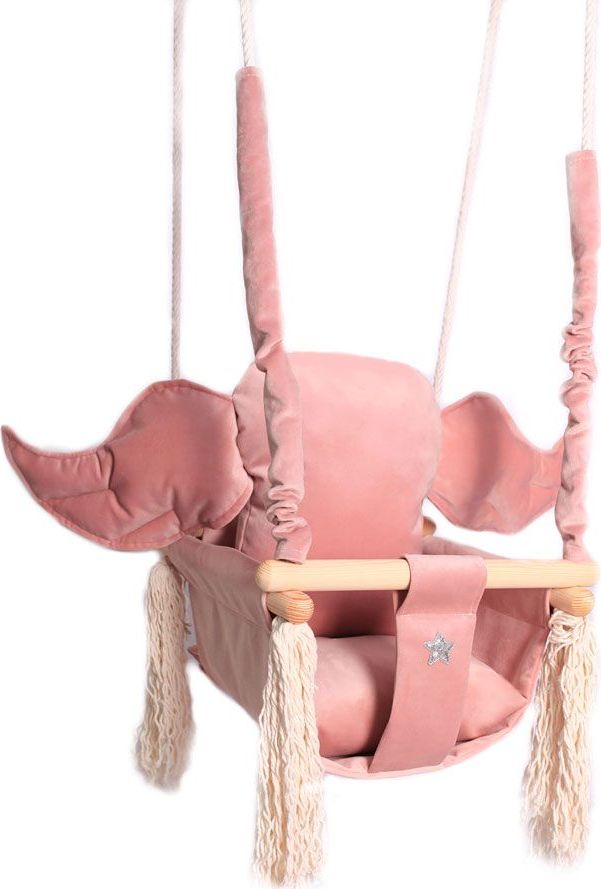 Huśtawka Elior Różowa huśtawka dla dziewczynki - Tiana (E11350)