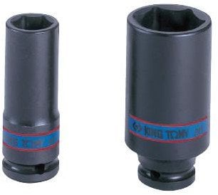 KING TONY NASADKA UDAROWA DŁUGA 1/2" 17 mm x 80mm CR-MO