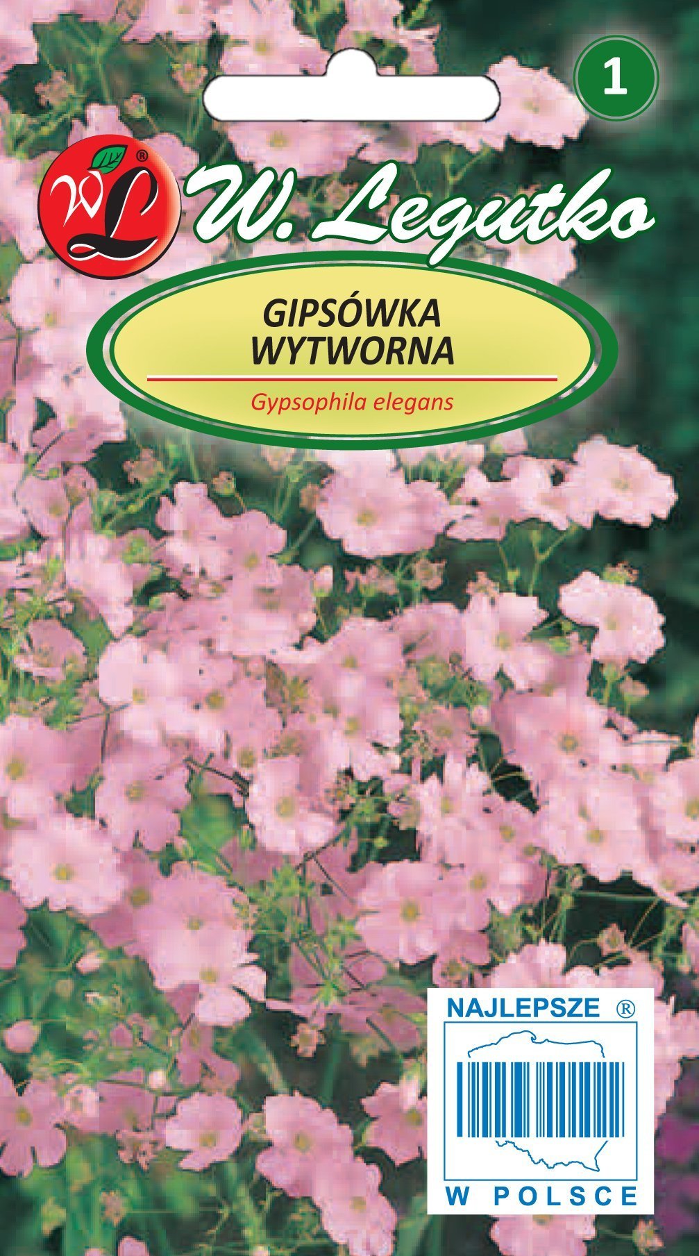 Legutko Nasiona Gipsówka wytworna różowa, 1g