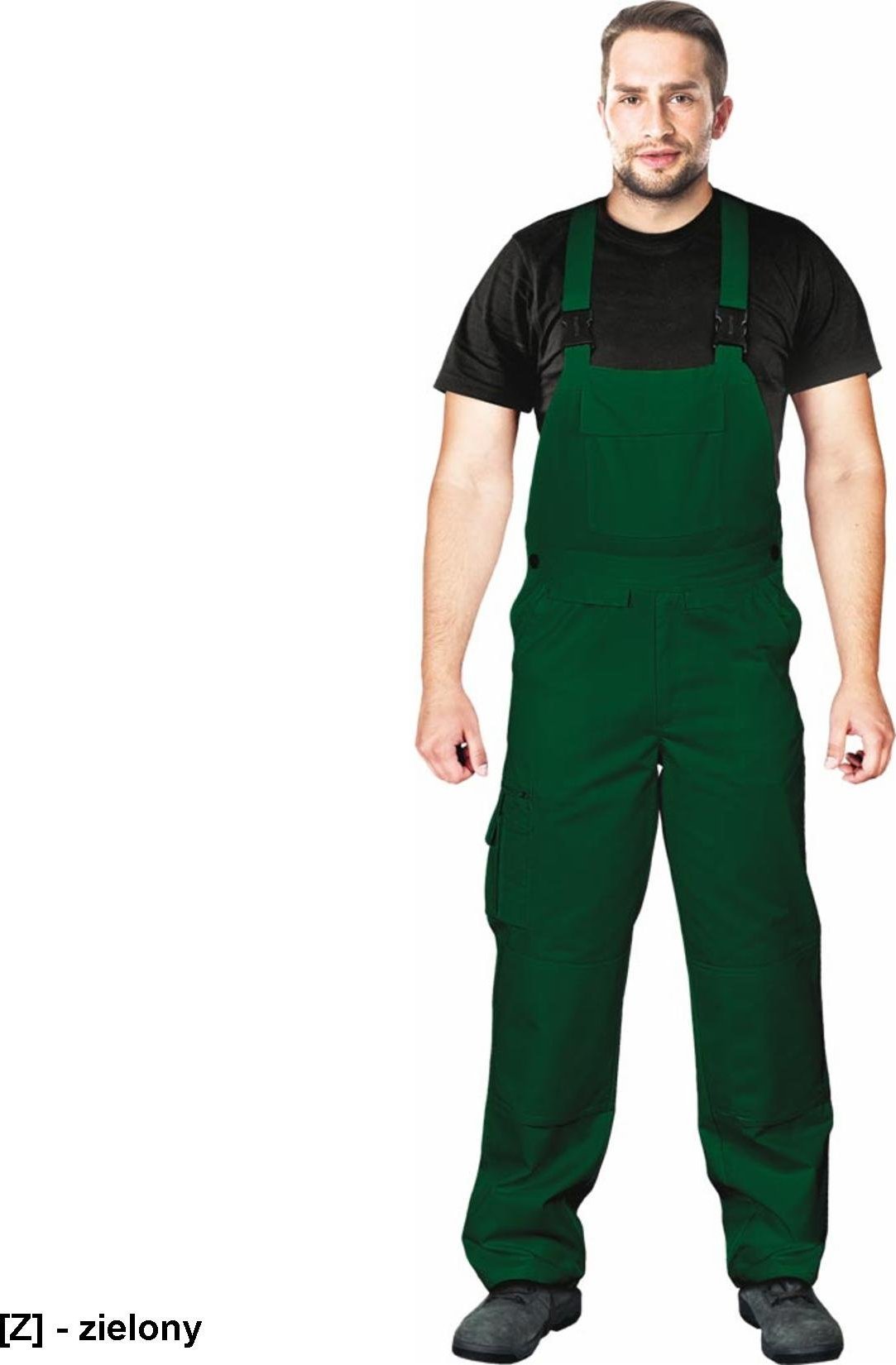 R.E.I.S. LH-BISTER - spodnie ochronne ogrodniczki odzież ochronna - zielony 54