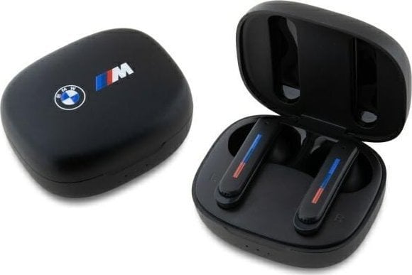 Słuchawki BMW BMW słuchawki Bluetooth BMBEMIATP20LOK TWS + stacja dokująca czarny/black Printed Logos