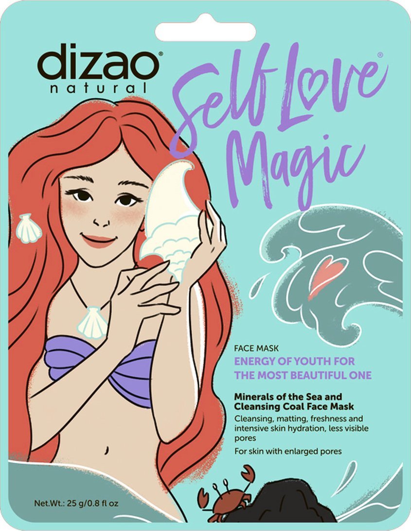 Dizao Minerały morskie oczyszczająca maseczka z węglem 25g