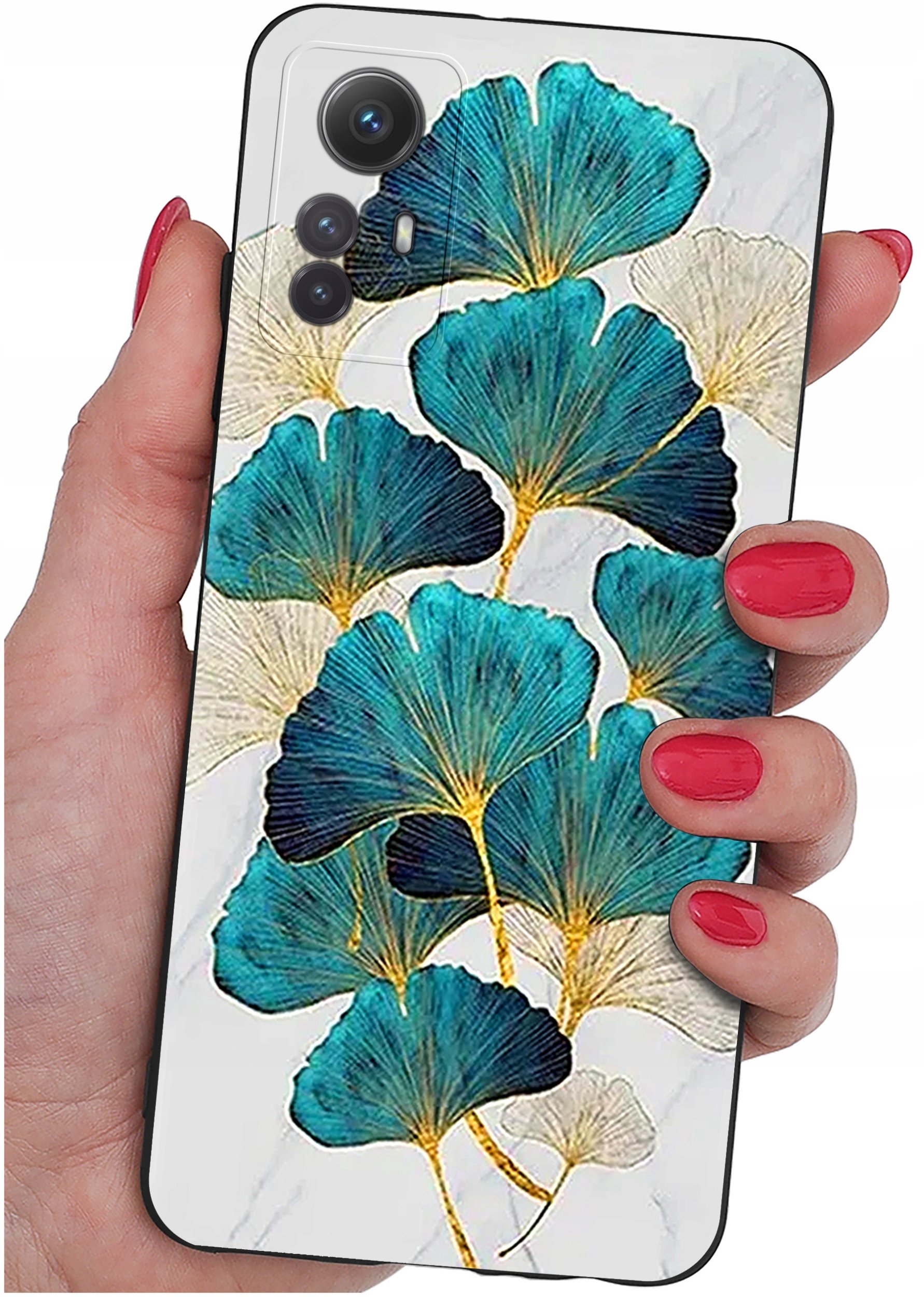 ETUI do Xiaomi Redmi Note 12S | WZORY | SILIKONOWE MATT CASE + SZKŁO 9H