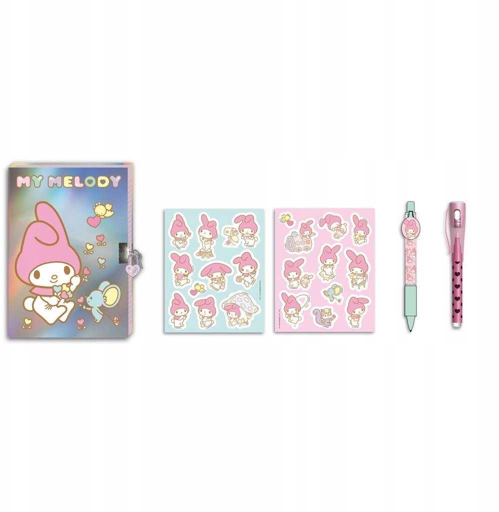 Pamiętnik z długopisem uv my melody