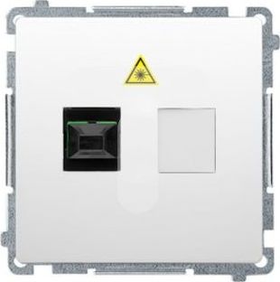 Kontakt-Simon Simon Basic Gniazdo światłowodowe / optyczne pojedyncze biały BMGS1.01/11