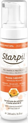 Starpil Plaukų įaugimą lėtinančios putos po depiliacijos Starpil Retardant Mousse, su medetkomis, 200 ml