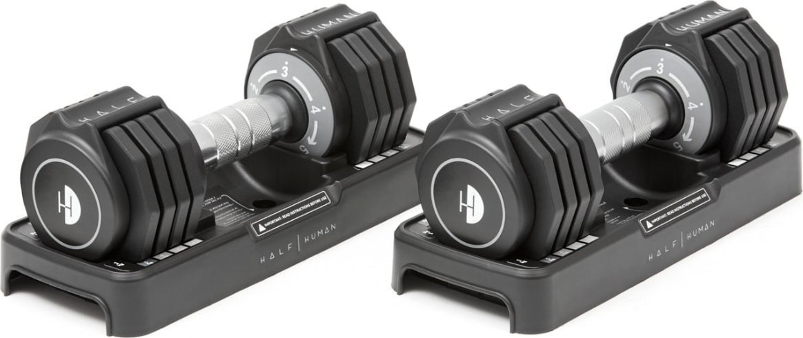 UnderFit Hantle regulowane 2 x 5 kg Half Human