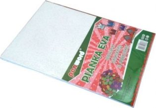 Polsirhurt Pianka eva 20x30 brokat biała a"5