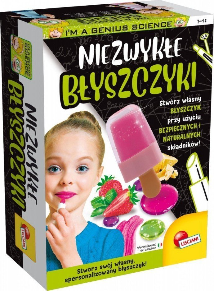 Lisciani Zestaw naukowy Im a Genius Niezwykłe błyszczyki