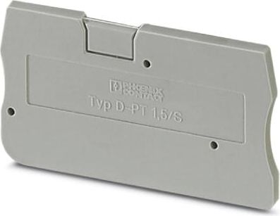 Phoenix Contact Pokrywa zamykająca 2,2x45,24,3 szara D-PT 1,5/S (3208142)