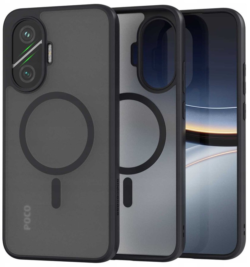 SpaceCase Etui Hybrid Mag Poco F7 5G black standard