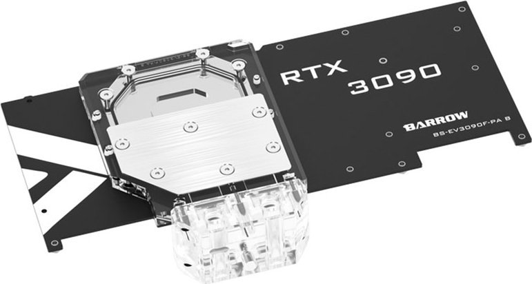 Barrow Barrow Aktive Backplate RTX 3080/90 FTW3 RGB - Acryl